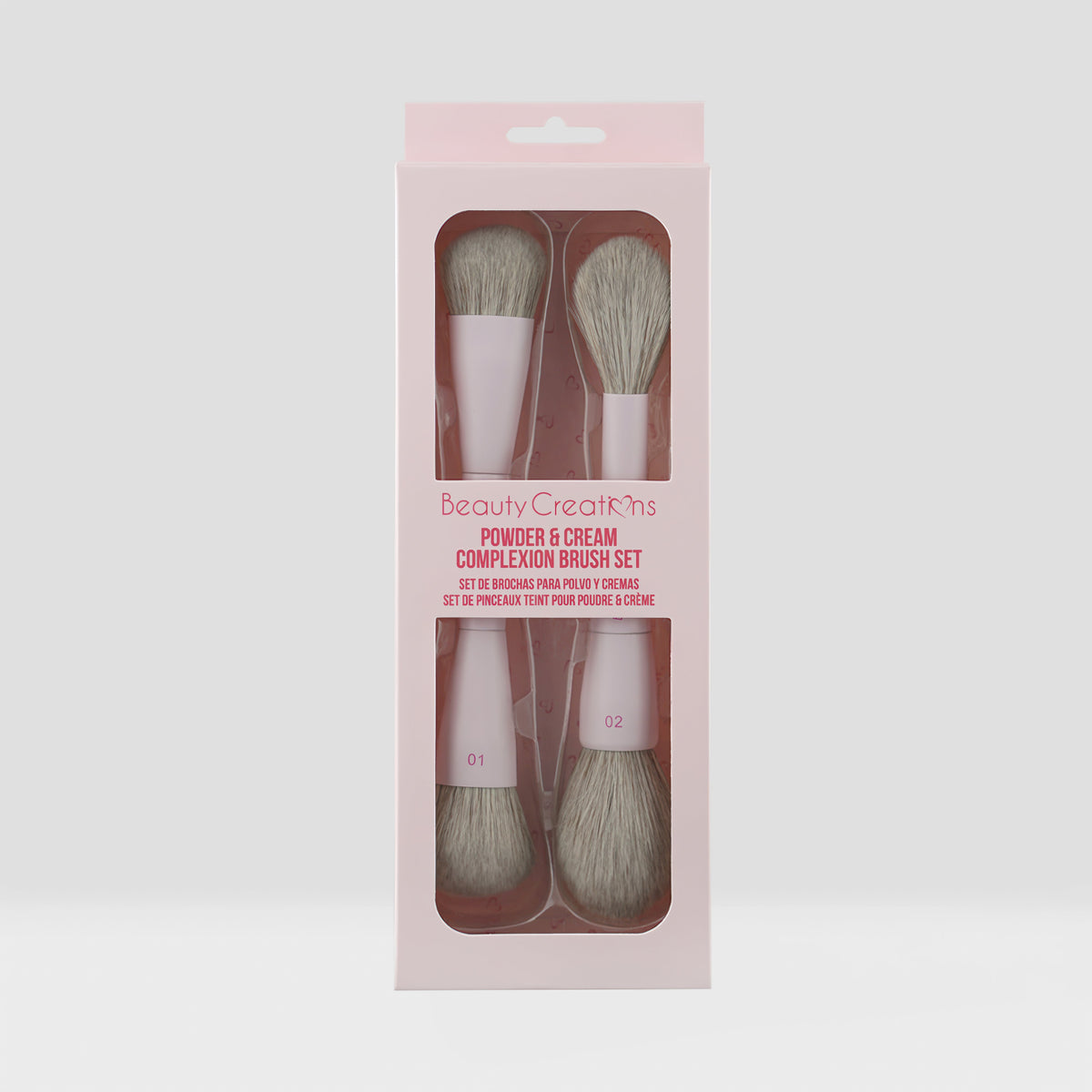 Beauty Creations Powder & Cream Complexion Brush Set