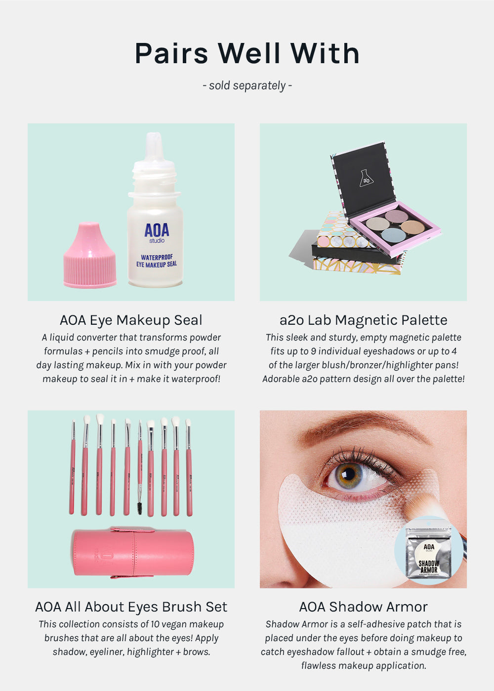 AOA Single Pressed Eyeshadow - Storm