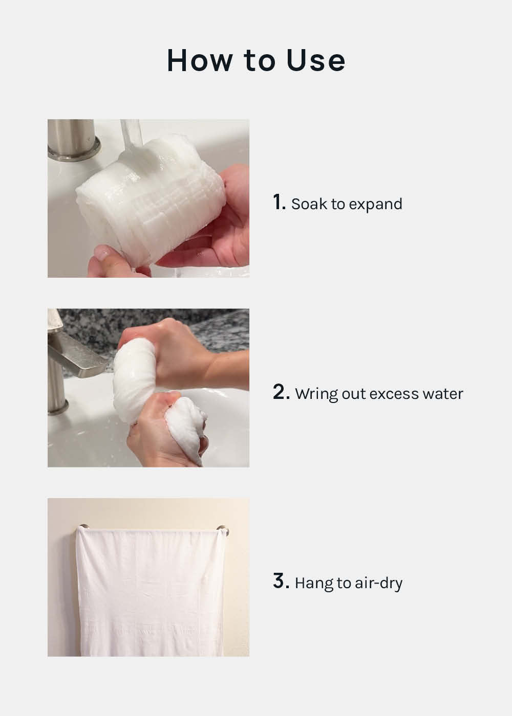 AOA Skin Compressed Full-Sized Bath Towel