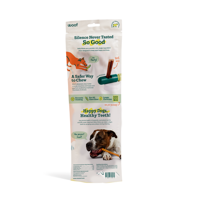 BullySafe Chews - BullySticks: Beef / 12-inch 5 pack