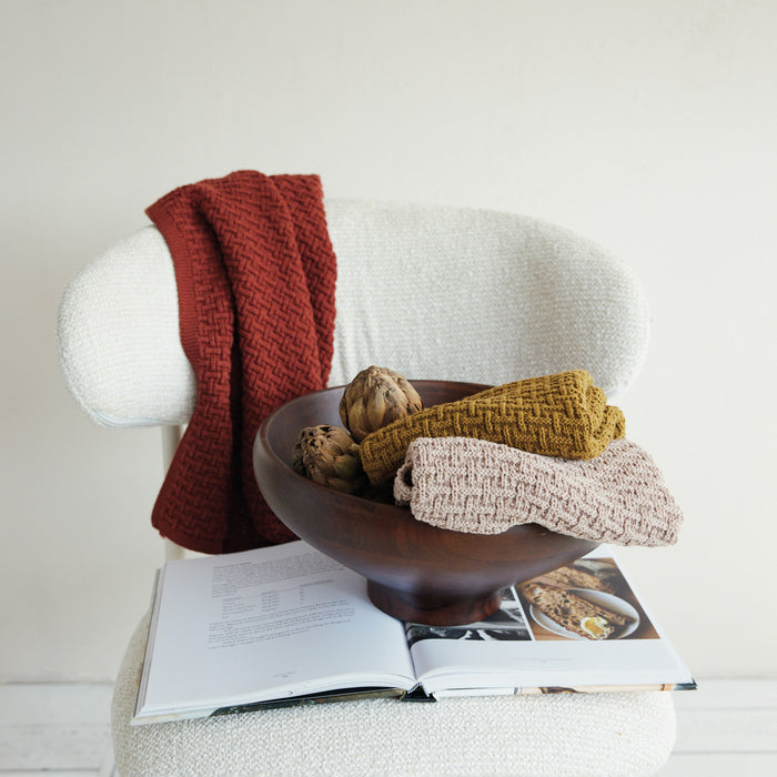 Cotton Knit Tea Towel (3 Colors)