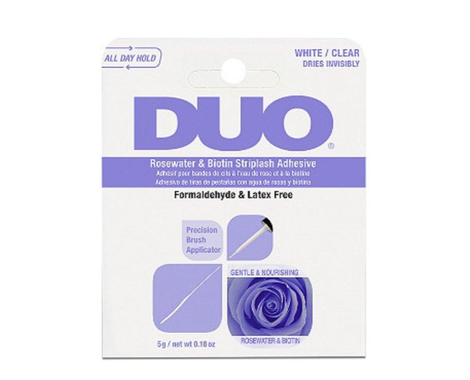 Duo Rosewater & Biotin Striplash Adhesive (Clear)