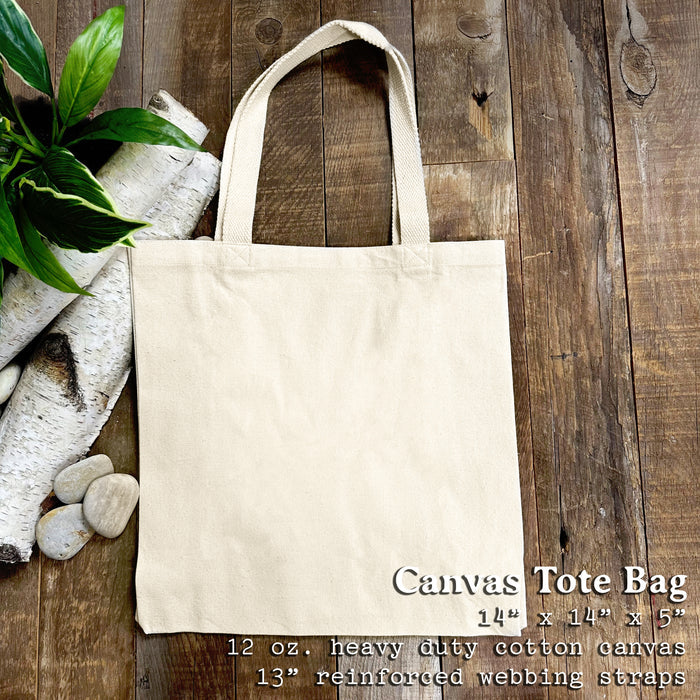 Elevation Sign - Custom Canvas Tote Bag
