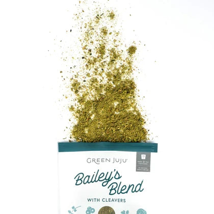 Green Juju Dog Freeze-Dried Blend Bailey's with Cleavers Food Topper