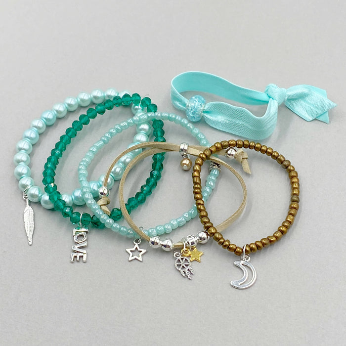 Lagoon Mist Bracelet Making Kit for Teens/Adults