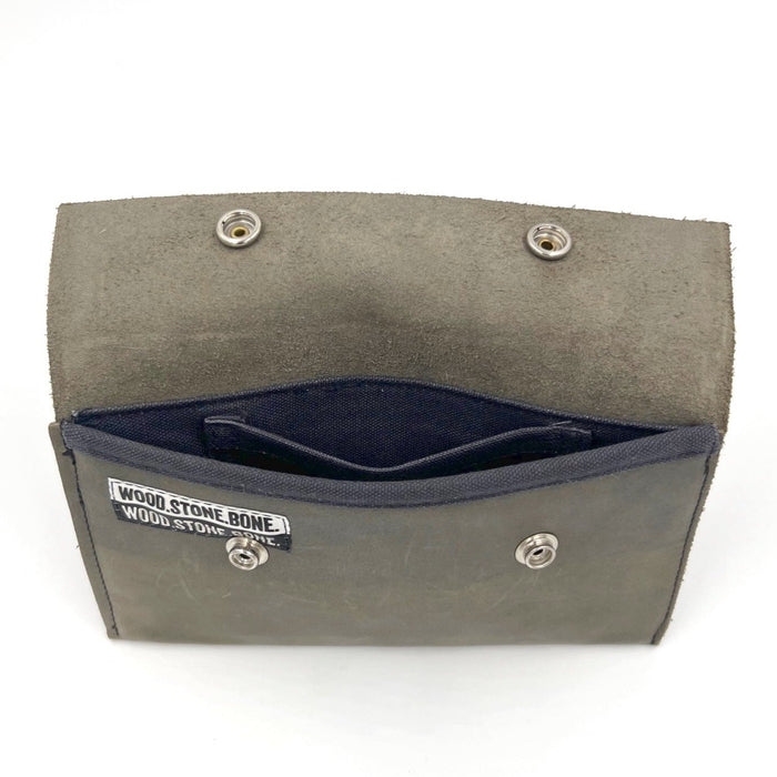 Leather Pouch - gray