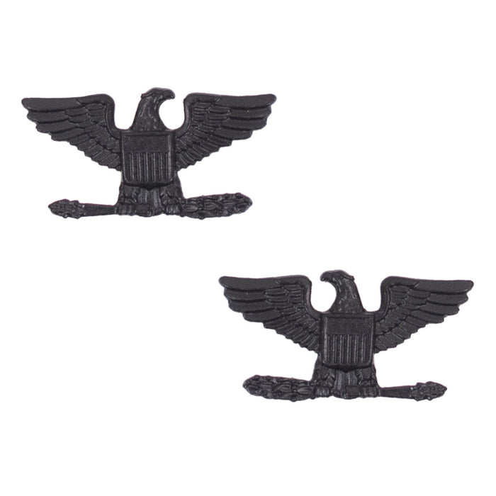 Marine Corps Collar Device: Colonel - black metal