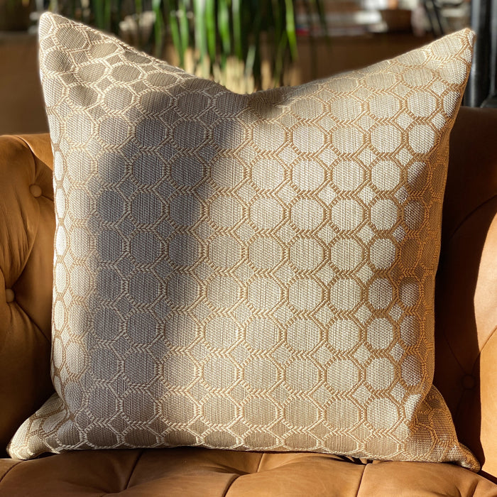 Silver + Gold Pillow
