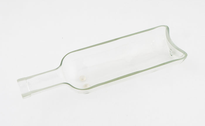 wine glass serving dish in white - household goods - home goods - repurposed