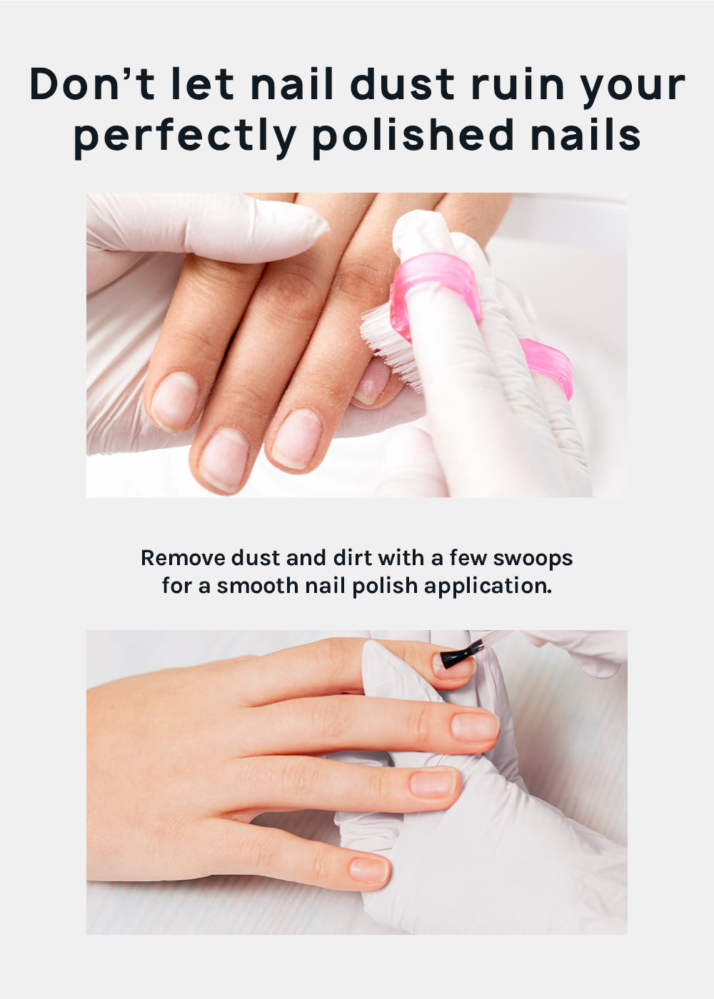 AOA Manicure Nail Cleaning Brush