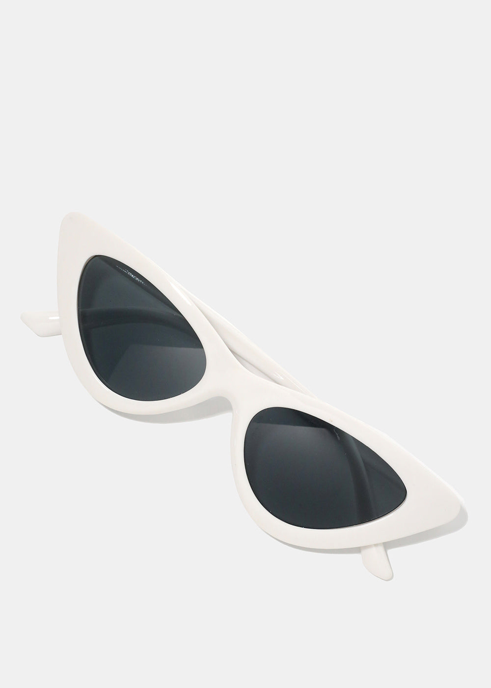 A+ White Cat Eye Sunglasses