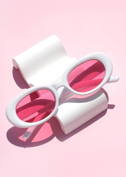 Fun Retro Oval Sunglasses