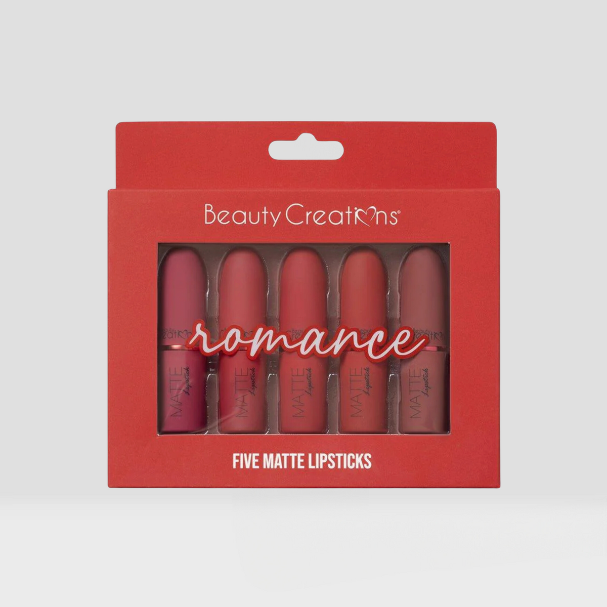 Five Piece Matte Lipstick Set