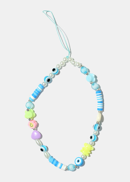Beaded Cellphone Strap Keychain