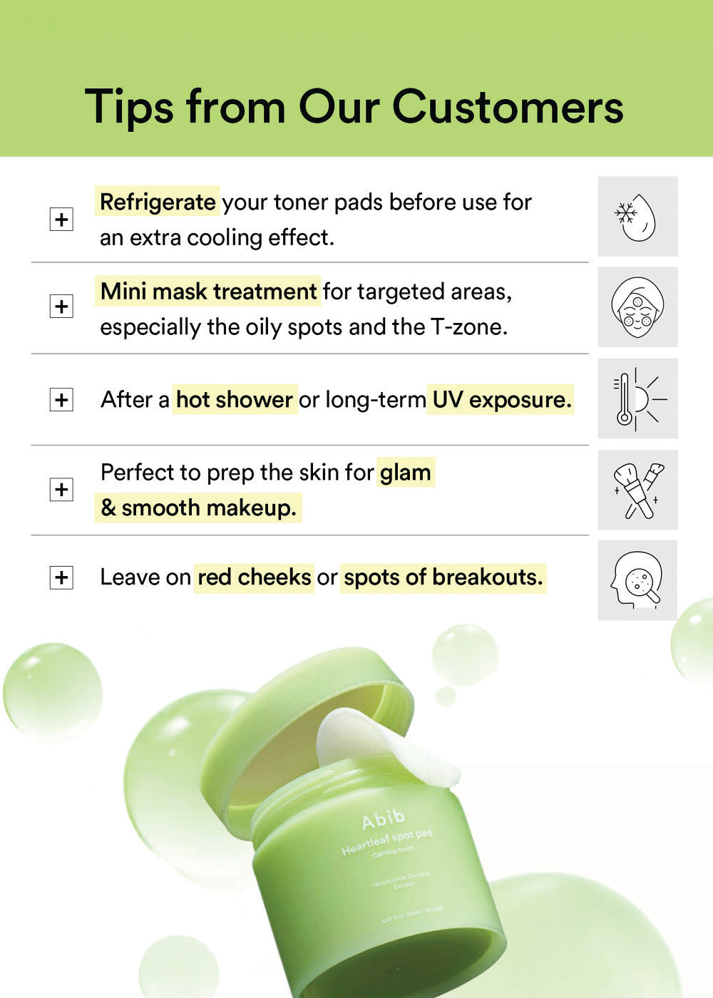 Abib Heartleaf Spot Pad Calming Touch (80 Pads)