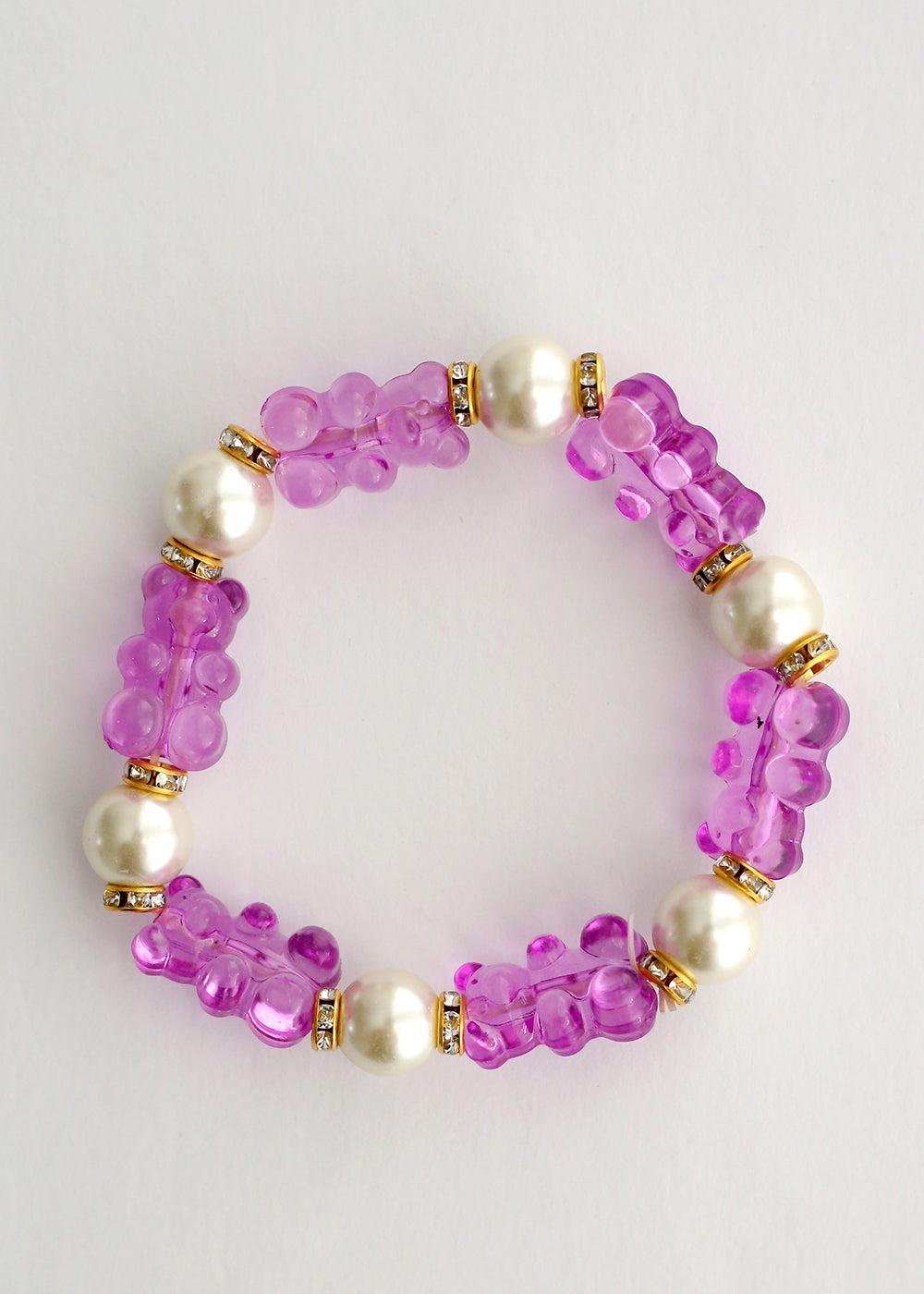 Gummy Bear & Pearl Bracelet