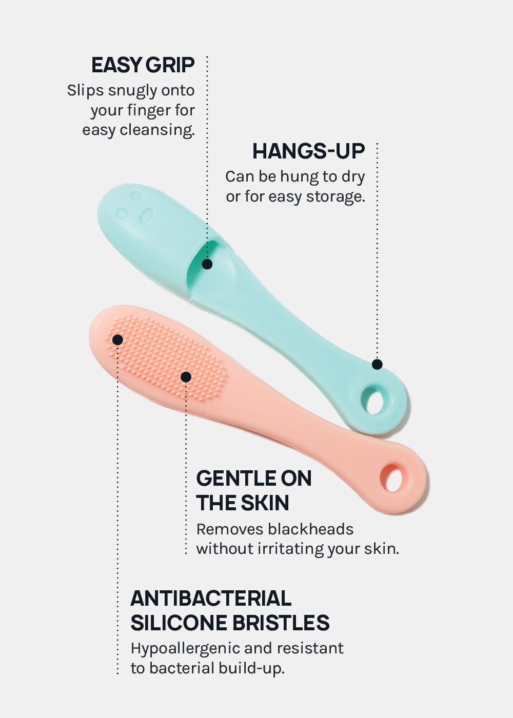 AOA Silicone Blackhead Exfoliator