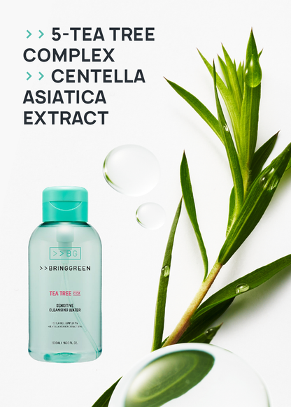 BRINGGREEN Tea Tree Cica Sensitive Cleansing Water 500ml