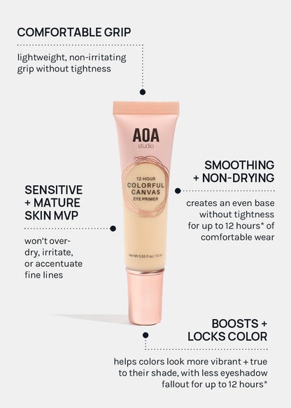 AOA Colorful Canvas 12-Hour Eye Primer