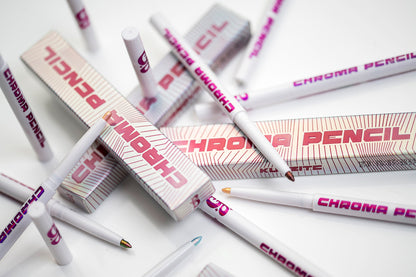 Titanium Chroma Pencil (Silver) - Duochrome Pencil - Glisten Cosmetics