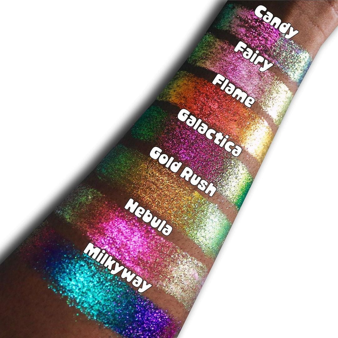 Nebula Chroma Flakes (Purple) - Duochrome Pigment - Glisten Cosmetics