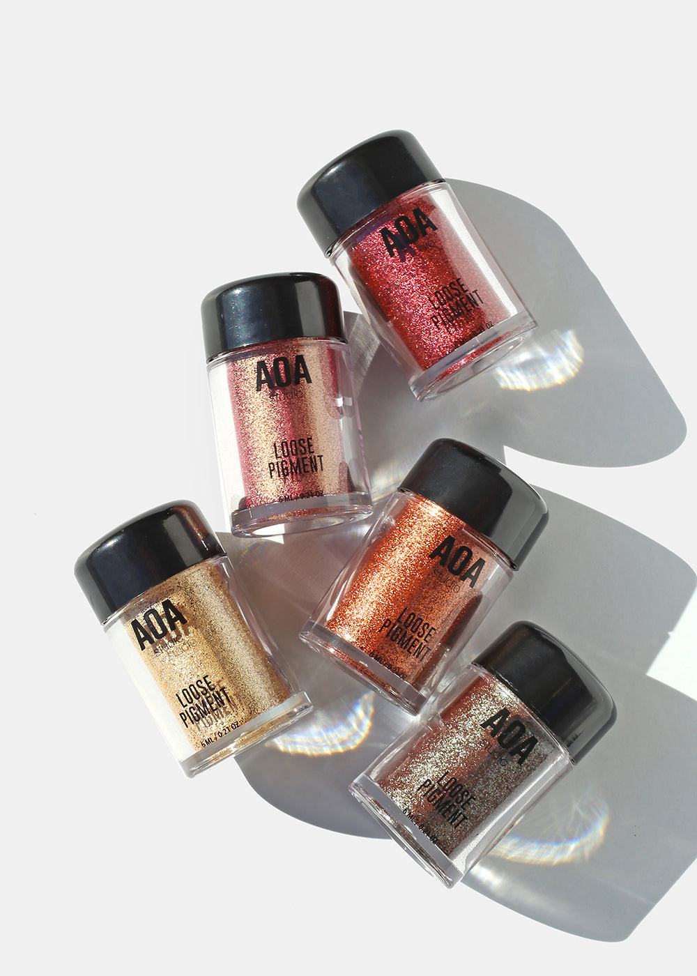 AOA Loose Pigment Powders- Warm Tones