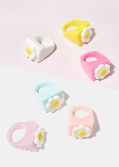 Chunky Flower Ring