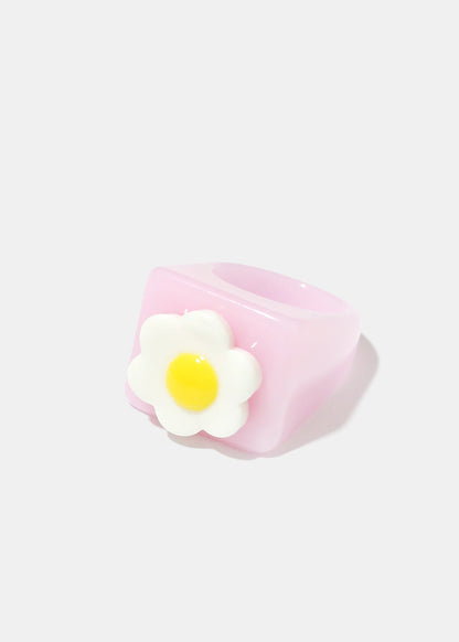 Chunky Flower Ring