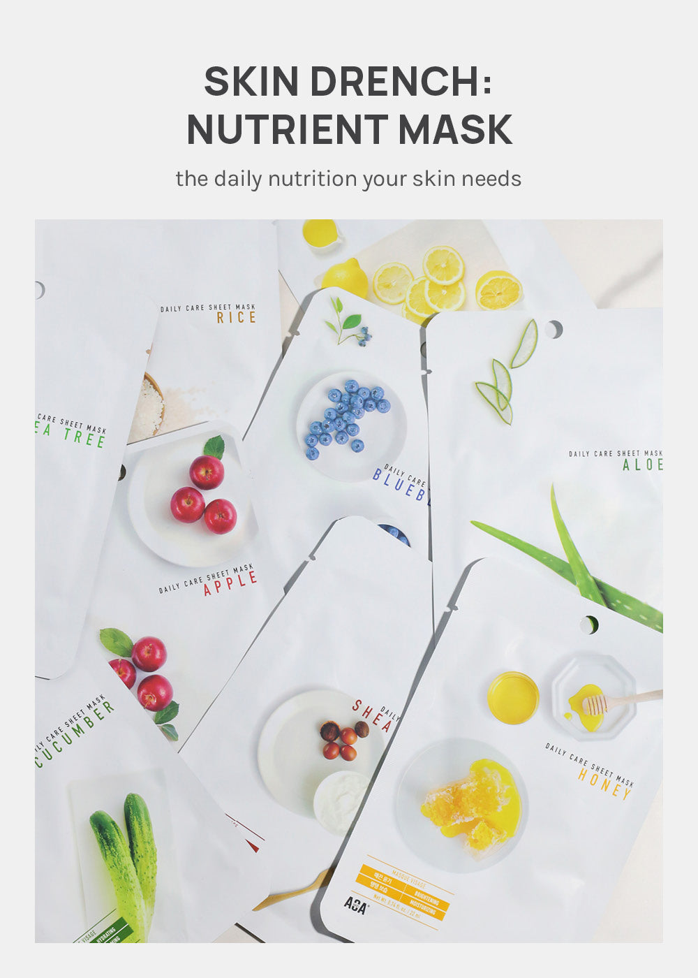 AOA Skin Vitamin Daily Care Sheet Mask