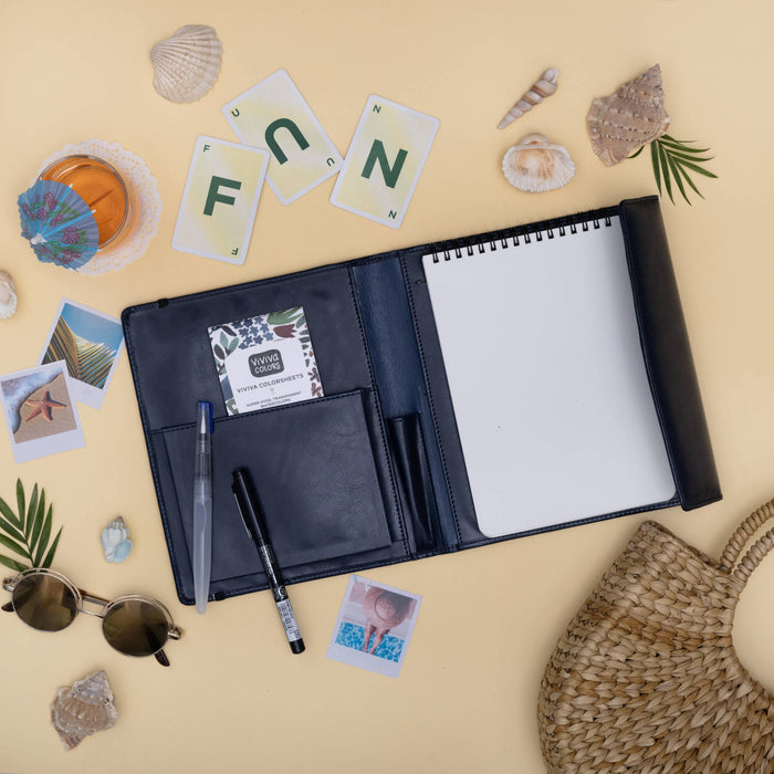 A5 Travel Paint Kit - Vegan Leather| Handcrafted| Portable