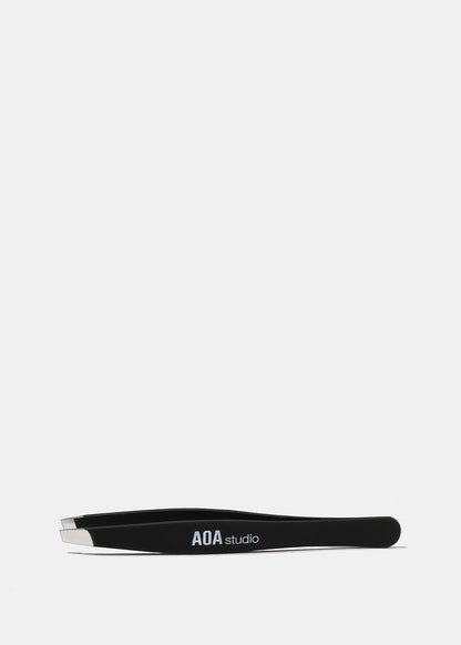 AOA Precision Slant Tweezer - Black