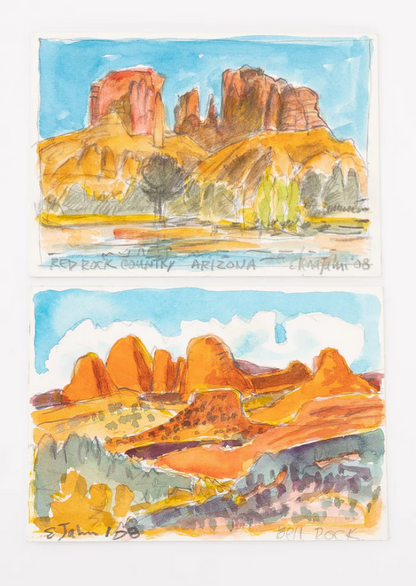 Arizona Landscape by Maine Artist Elena Jahn
