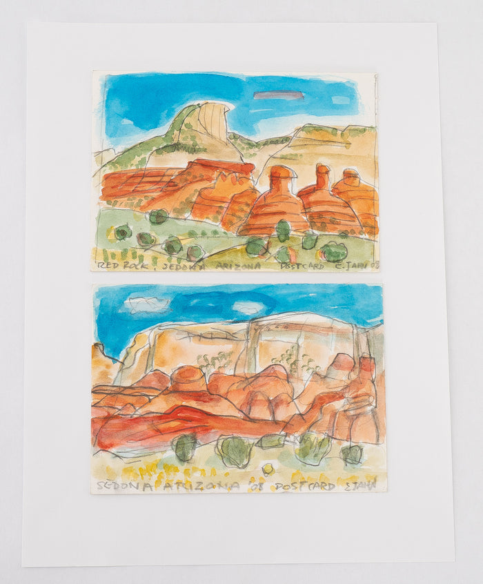 Arizona Pastel Landscape by Maine Artist Elena Jahn