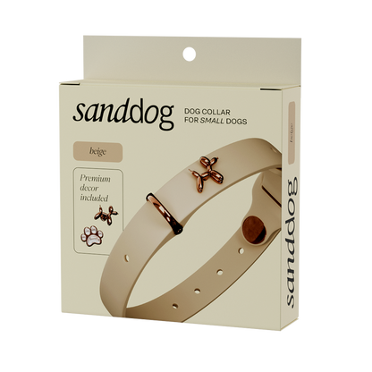 Ballon Beige Dog Collar | Premium Collar | SANDDOG