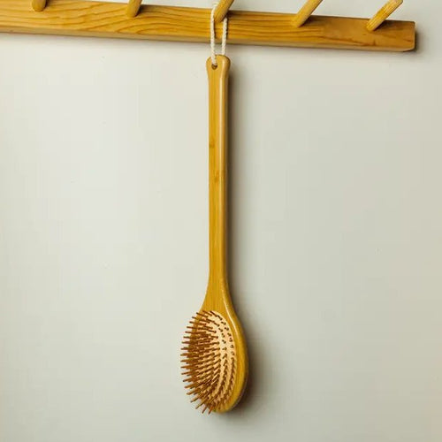 Bamboo Long Handle Back Massager [Online Only]