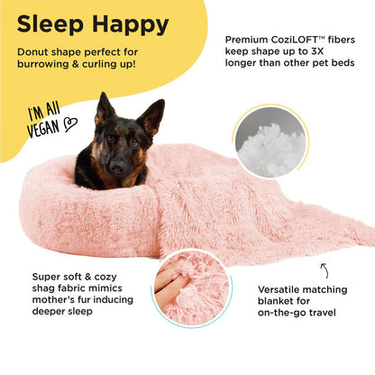Best Friends by Sheri Donut Shag Bundle Bed and Blanket