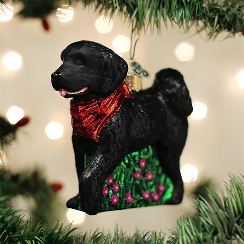 Black Doodle Dog Ornament [Online Only]