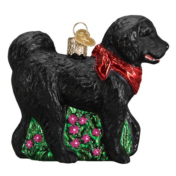 Black Doodle Dog Ornament [Online Only]