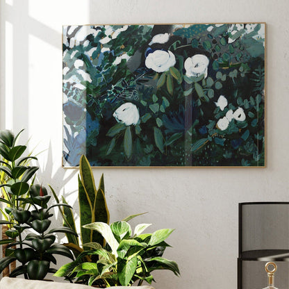 Black Floral Print, Fine Art Print