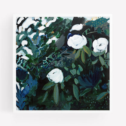 Black Floral Print, Fine Art Print