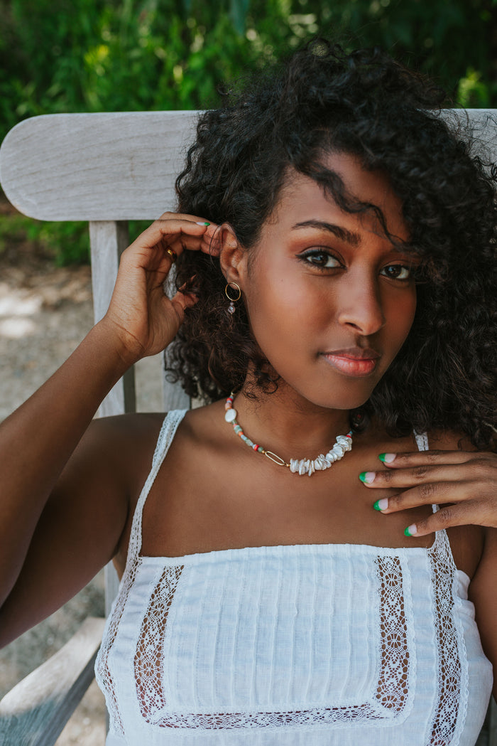 Blue Shoreline Necklace