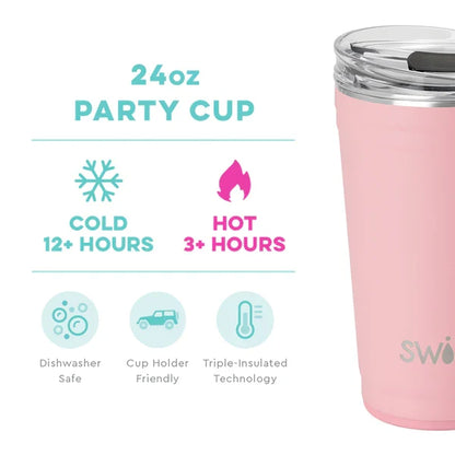 Blush 24oz Insulated Party Cup
