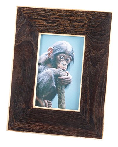 Brown Wooden and Bone Tabletop Photo Frame - 2 Sizes [Online Only]