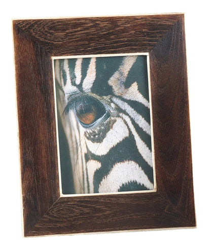 Brown Wooden and Bone Tabletop Photo Frame - 2 Sizes [Online Only]