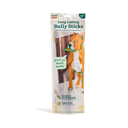 BullySafe Chews - BullySticks: Beef / 12-inch 5 pack