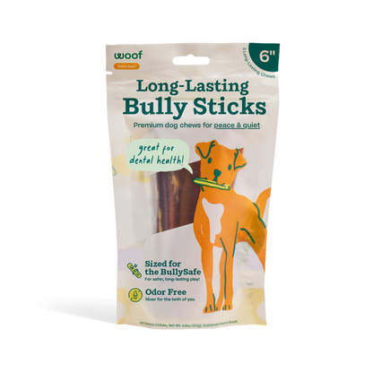 BullySafe Chews - BullySticks: Beef / 12-inch 5 pack