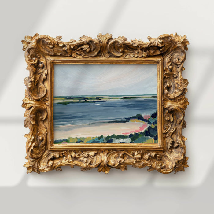 Chatham Bars View, Unframed Print on Flat Canvas: 8 x 10
