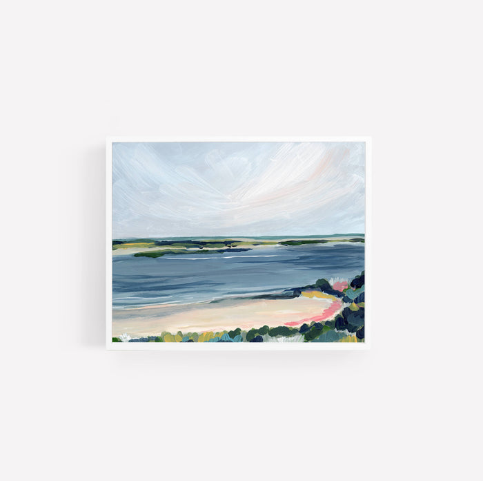 Chatham Bars View, Unframed Print on Flat Canvas: 8 x 10