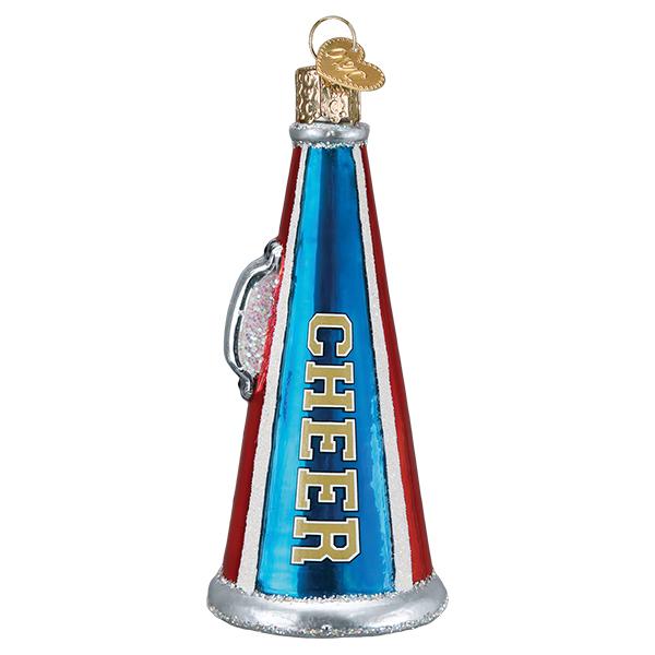 Cheer Megaphone Ornament [Online Only]