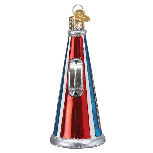 Cheer Megaphone Ornament [Online Only]